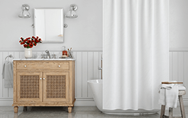 ЗАВЕСИ ЗА БАНЯ/КОРНИЗИ