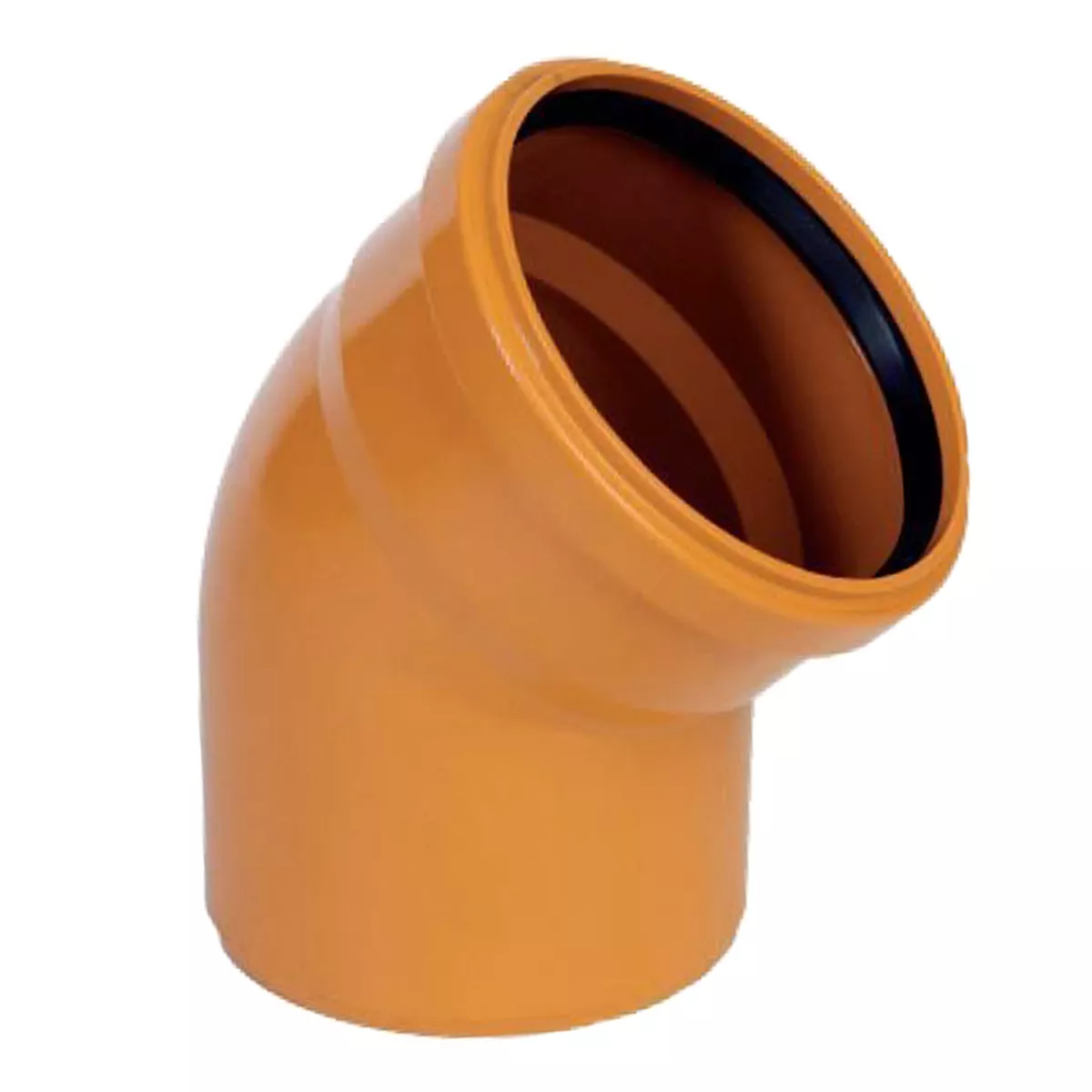 PVC ДЪГА Ф160/45° - КДН, 901015