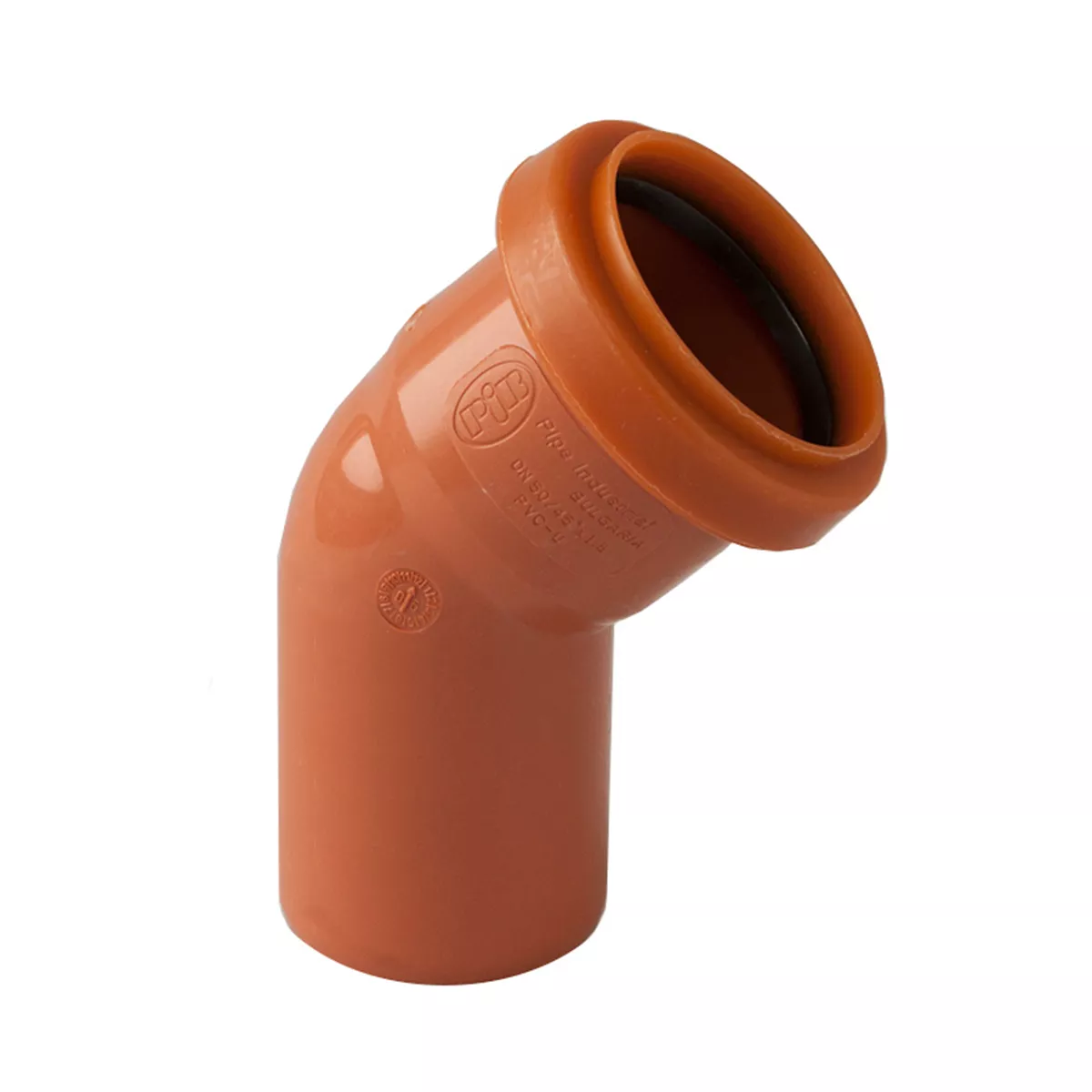 PVC ДЪГА  Ф50/45° - КДН, 901009 9901050