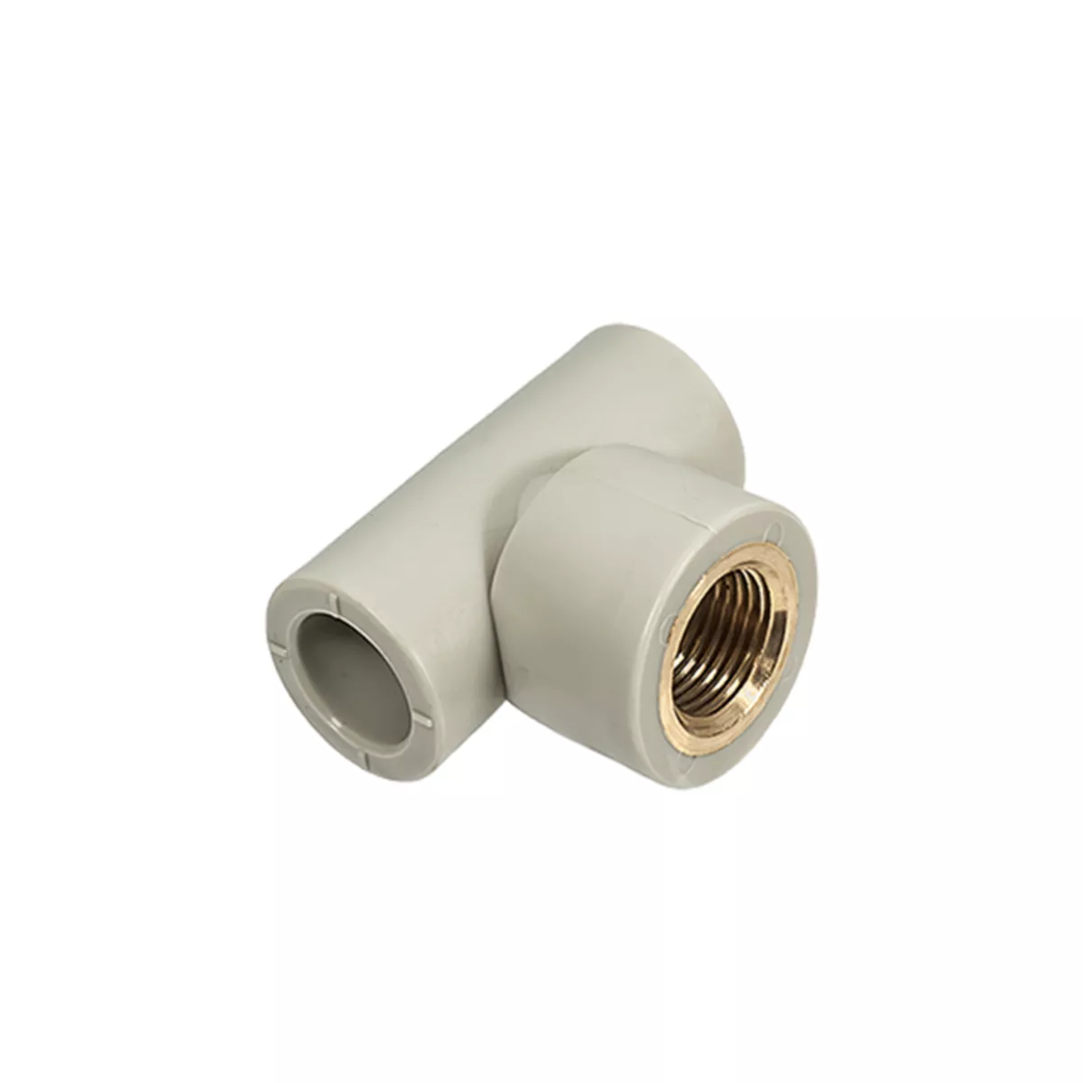 ТРОЙНИК ВЪТРЕШНА РЕЗБА С МЕТАЛНА ВЛОЖКА Ф25-1/2 Ж PP-R