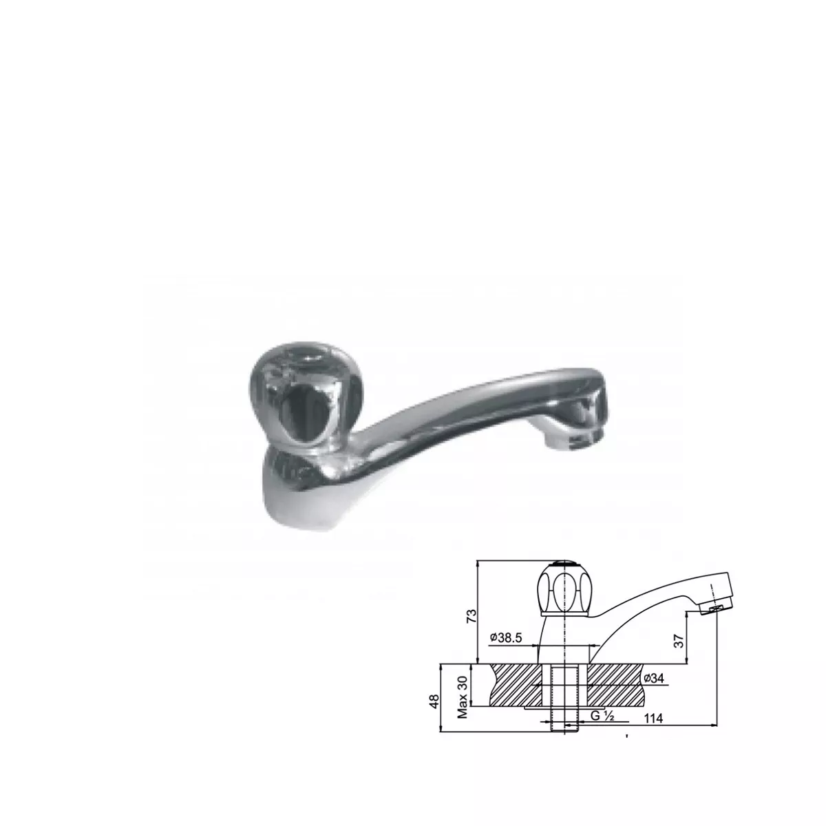 СМЕСИТЕЛ КЛИЕР -  ICF 0102838C