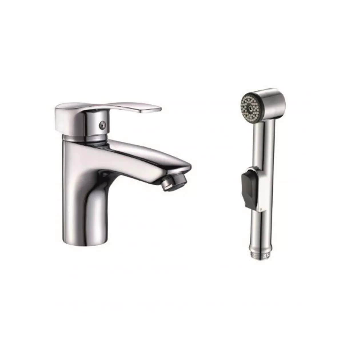 QUADRAT СМЕСИТЕЛ ЗА УМИВАЛНИК С БИДЕТНА СЛУШАЛКА1671305