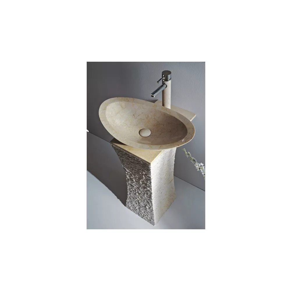 УМИВАЛНИК С КОНЗОЛА ЕСТ.КАМЪК ПЯСЪК  4575