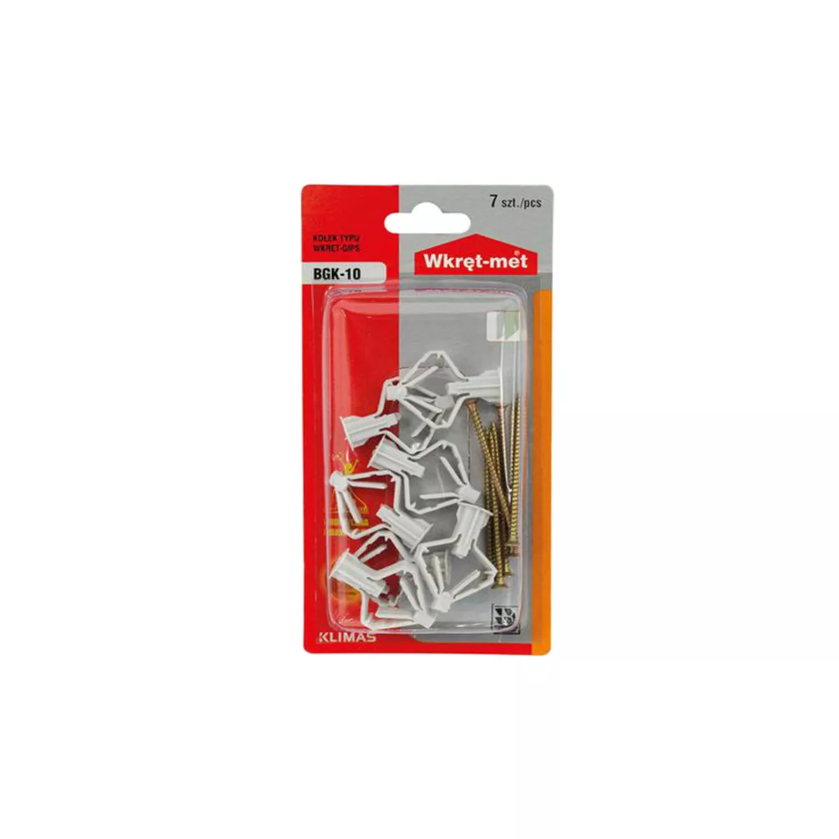 ДЮБЕЛ ЗА ГИПСОКАРТОН Ф10 7БР BGK-10