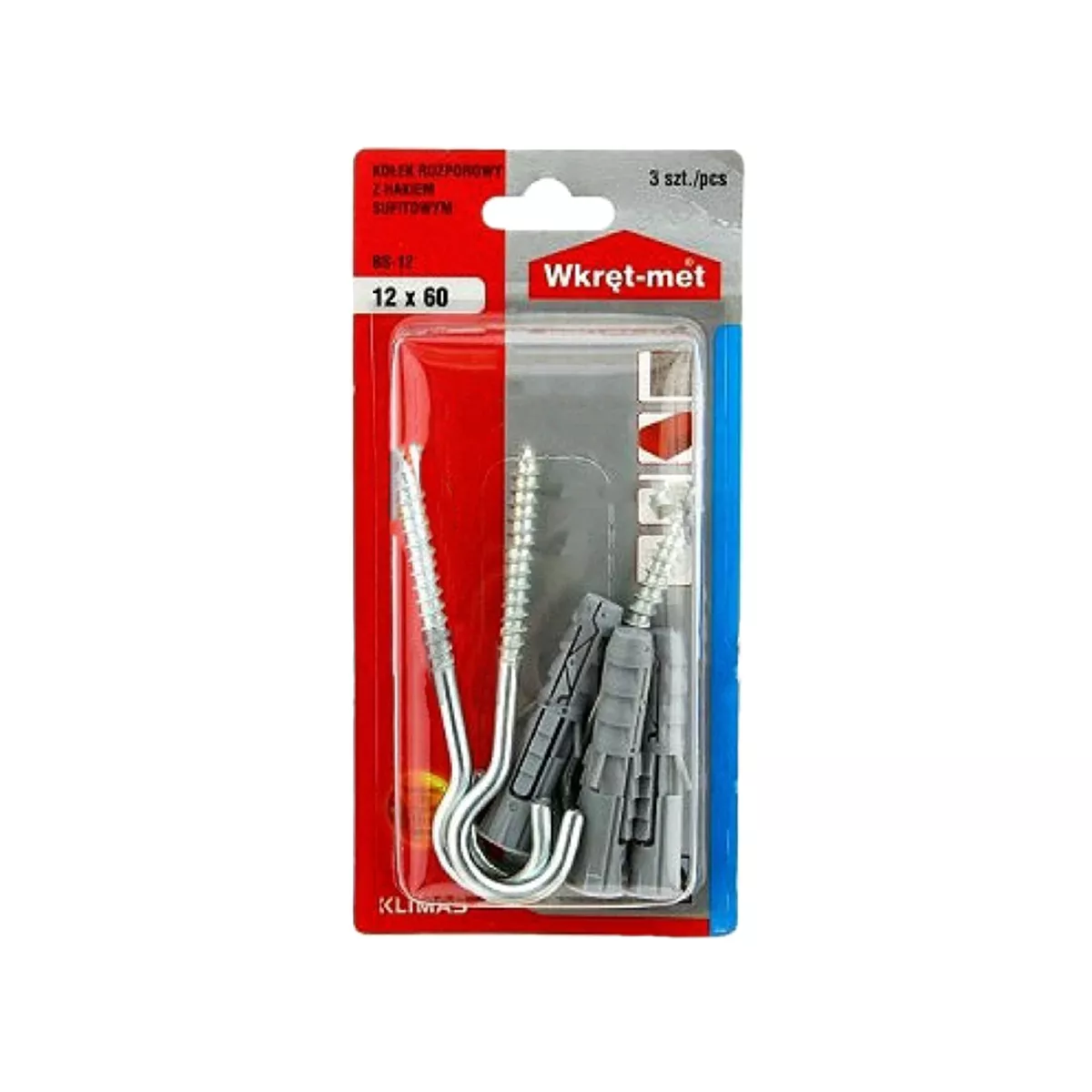 ДЮБЕЛ С КУКА 12х60 3БР BS-12