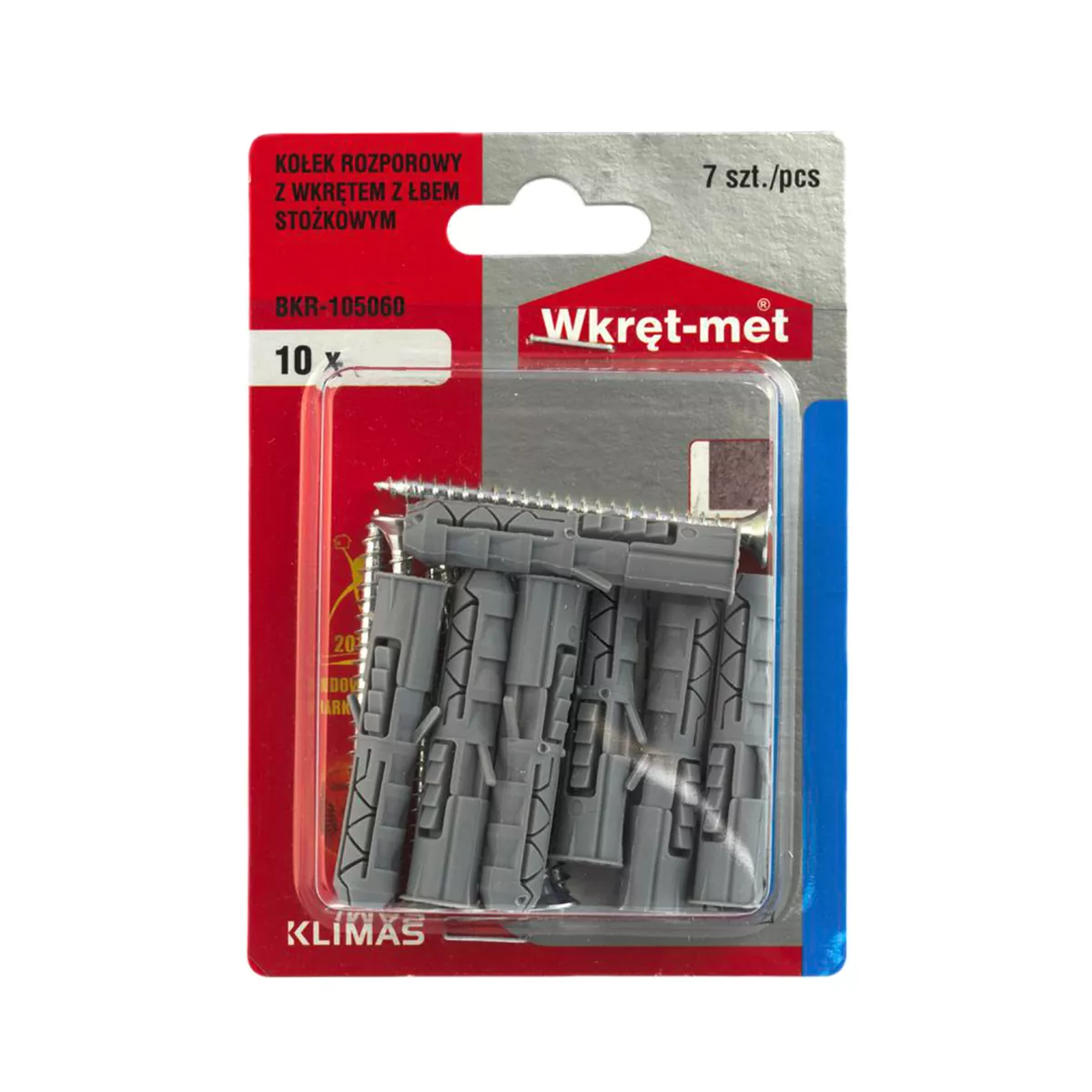 ДЮБЕЛ УНИВЕРСАЛЕН 10х50 7БР BKR-105060