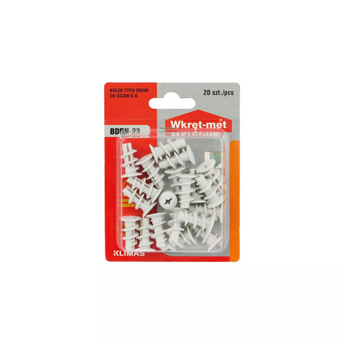 ДЮБЕЛ ЗА ГИПСОКАРТОН 8х23 BDRN-23