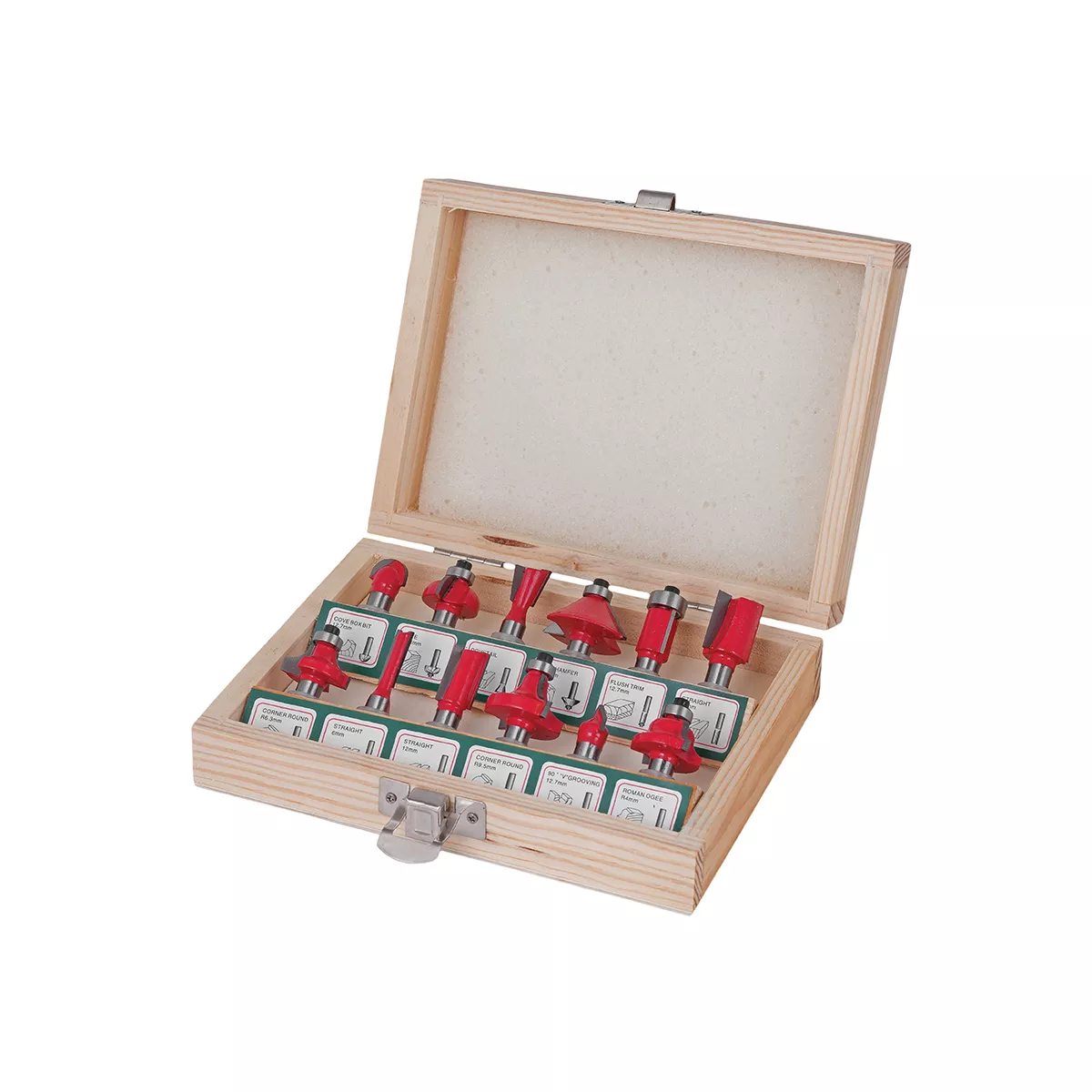 КОМПЛЕКТ ФРЕЗЕРИ ЗА ОБЕРФРЕЗА RAIDER   Ф8 ММ. 12 БРОЯ