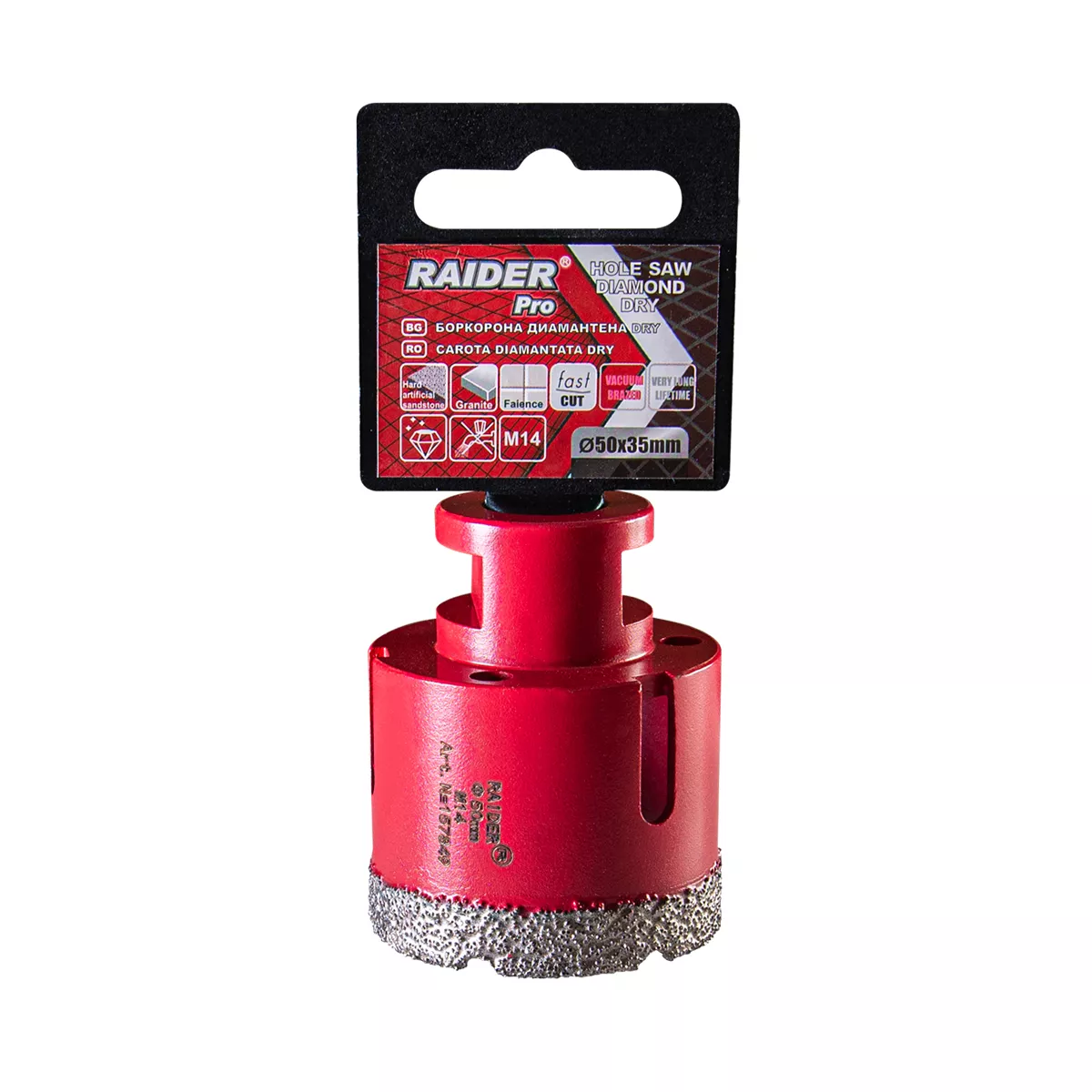 БОРКОРОНА DIAMOND DRY M14 Ф50MM RAIDER