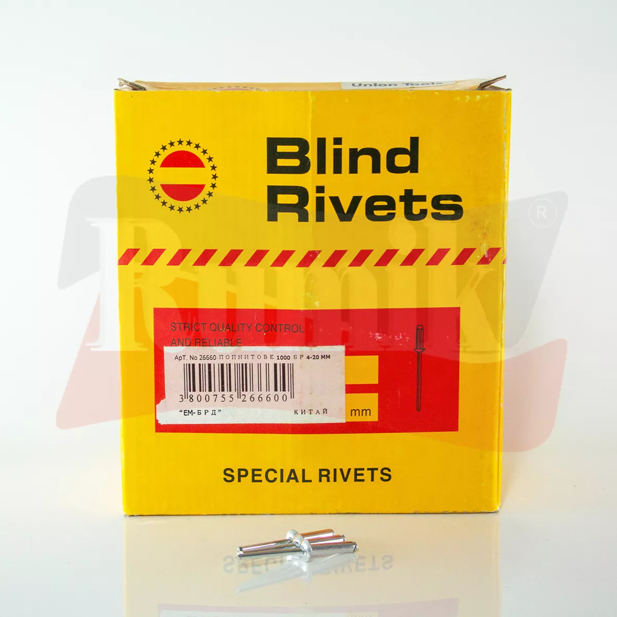 ПОП-НИТ 4-20ММ/1000БР. BLIND RIVETS