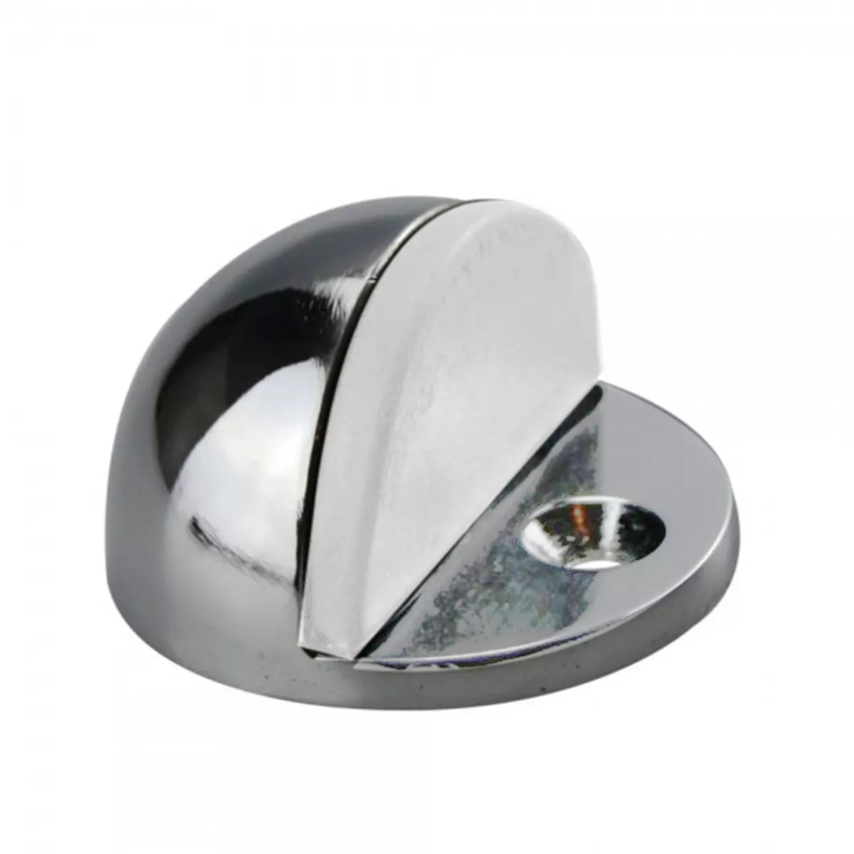 СТОПЕР ЗА ВРАТА МОД.101-44 ХРОМ+БЯЛО 4720В