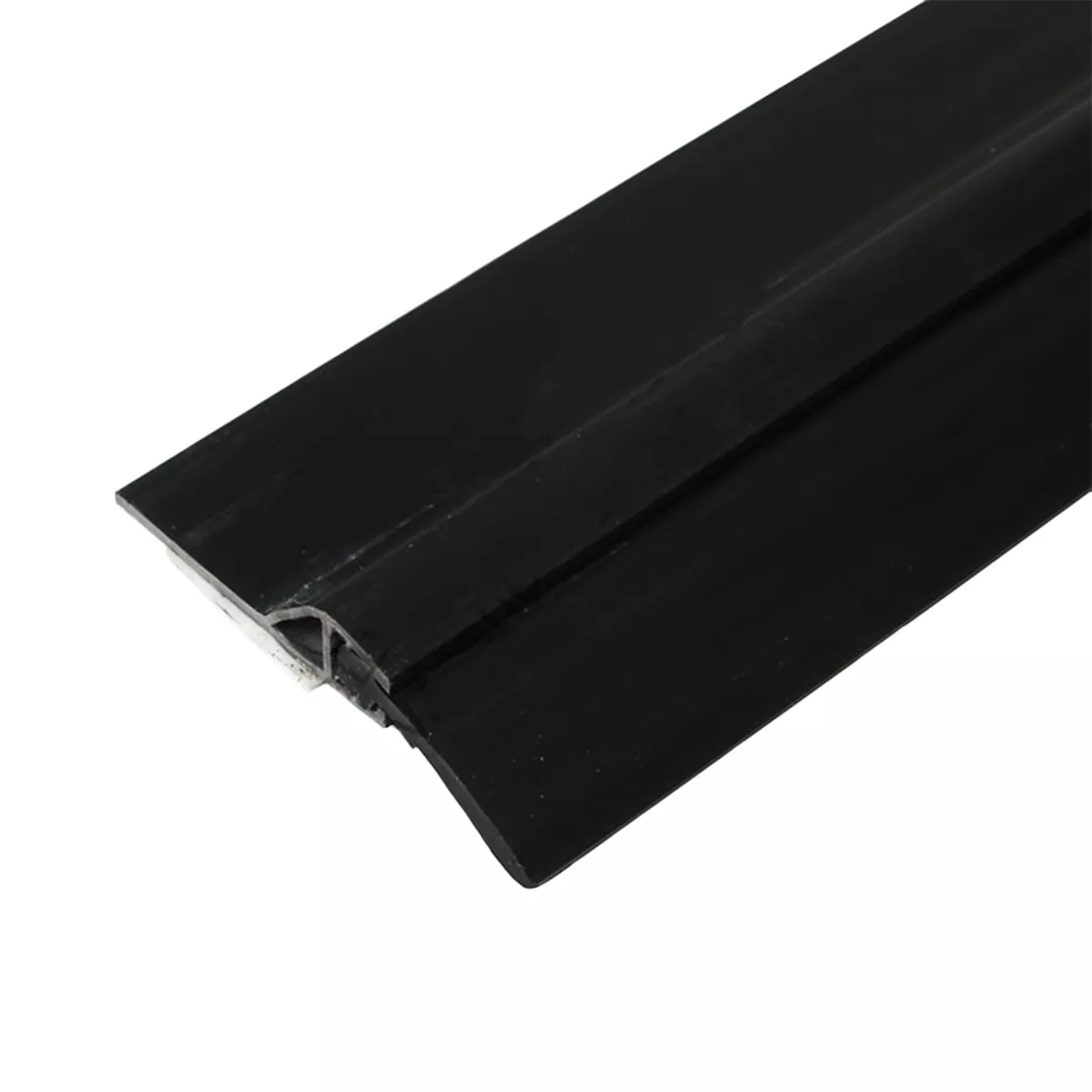 УПЛЪТНИТЕЛНА ЛЕНТА ЗА ВРАТА С ГУМЕНА ЧЕТКА ЧЕРНА PVC 1M AMIG