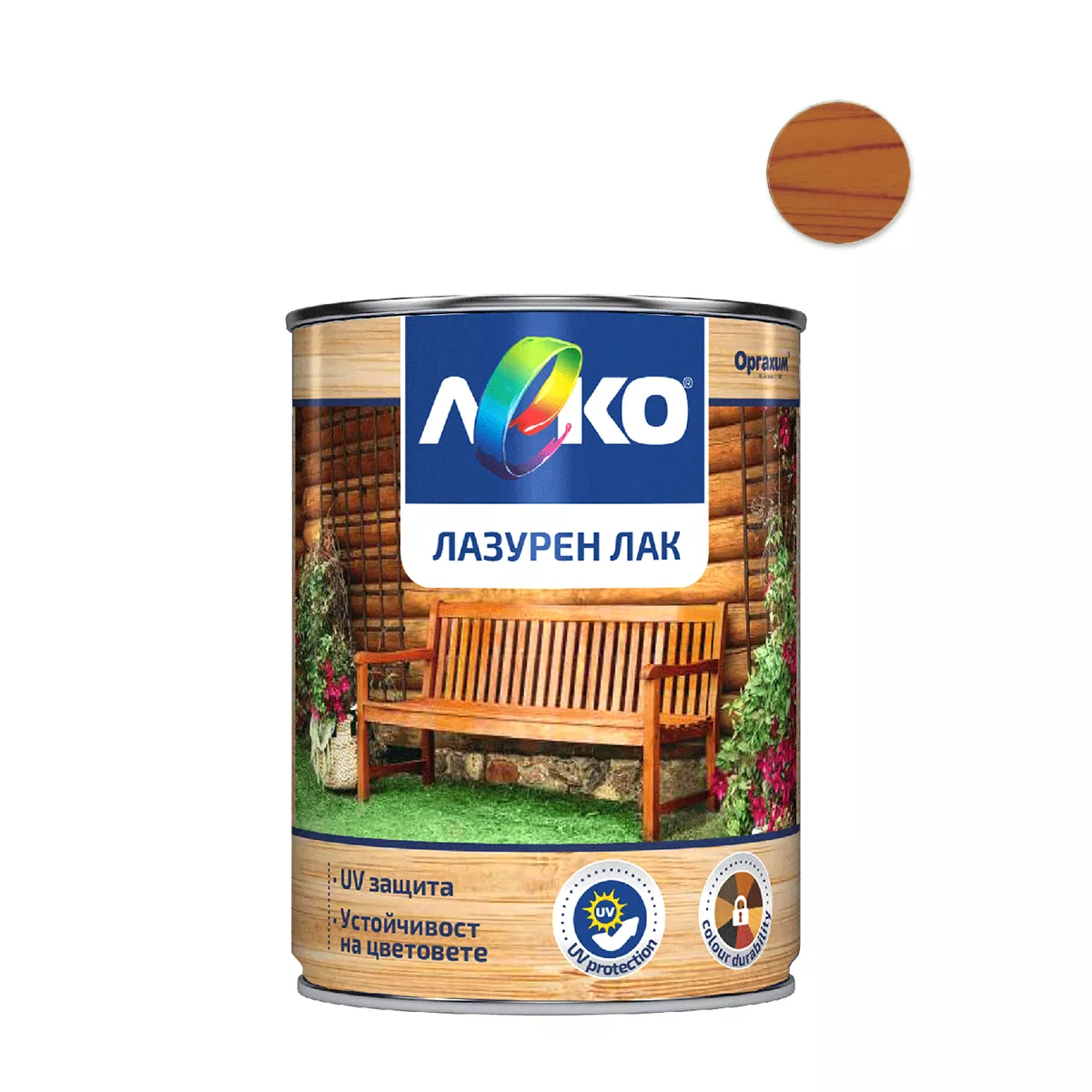 ЛЕКО ЛАЗУРЕН ЛАК КЕСТЕН 650МЛ