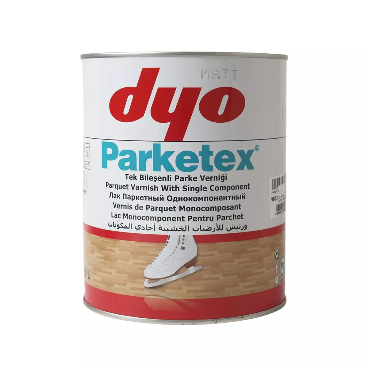 ЕДНОКОМПОНЕНТЕН УРЕТАНОВ ЛАК PARKETEX DYO 2.5Л ГЛАНЦ