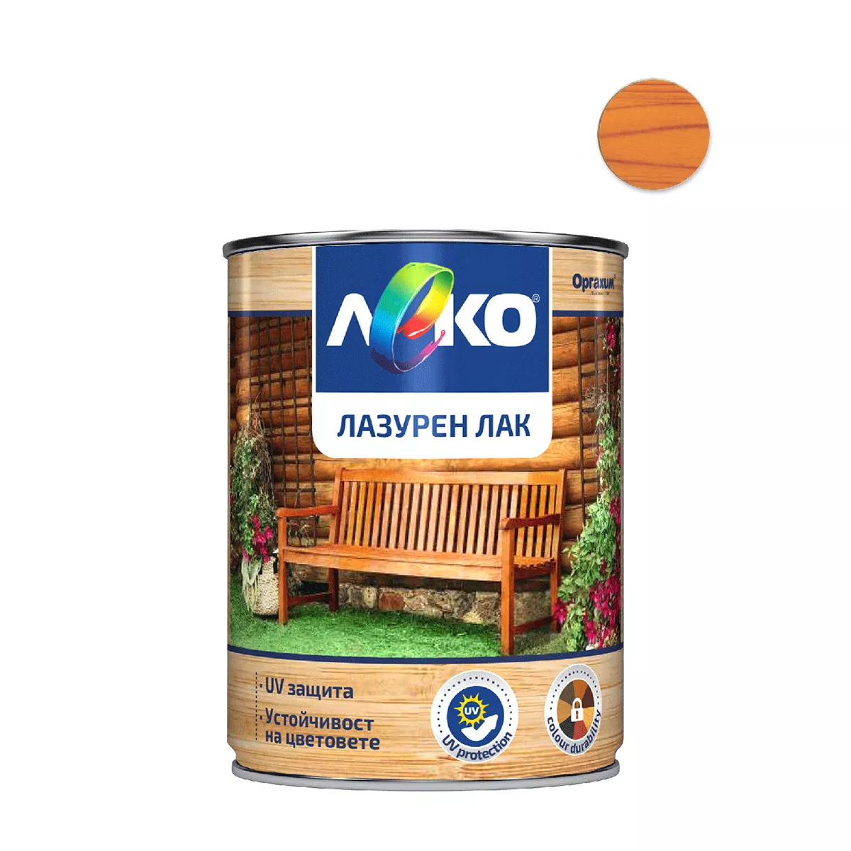 ЛЕКО ЛАЗУРЕН ЛАК ЕЛА 650МЛ ОРГАХИМ