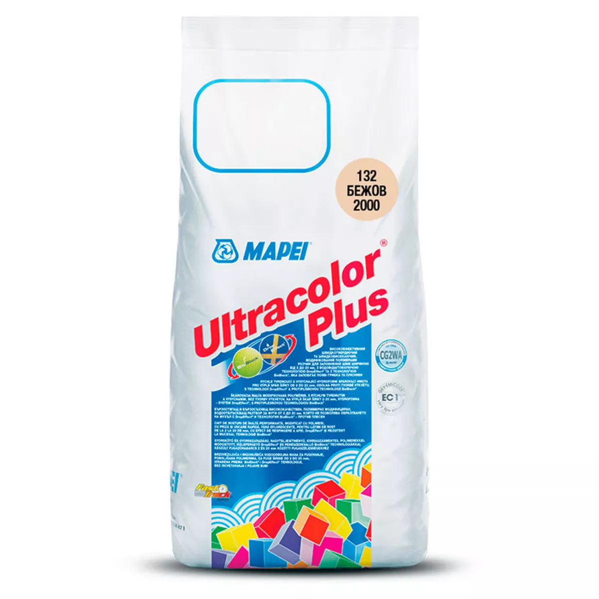 ФУГИРАЩА СМЕС ULTRACOLOR PLUS  MAPEI 132 БЕЖОВ ФУГИРАЩА СМЕС ULTRACOLOR PLUS  MAPEI 132 БЕЖОВ