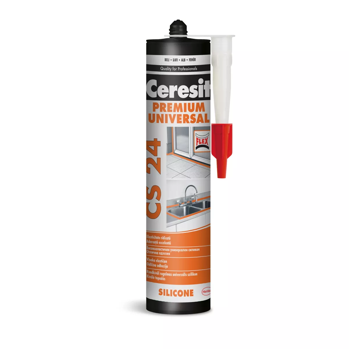 СИЛИКОН CERESIT УНИВЕРСАЛЕН ПРОЗРАЧЕН CS 24