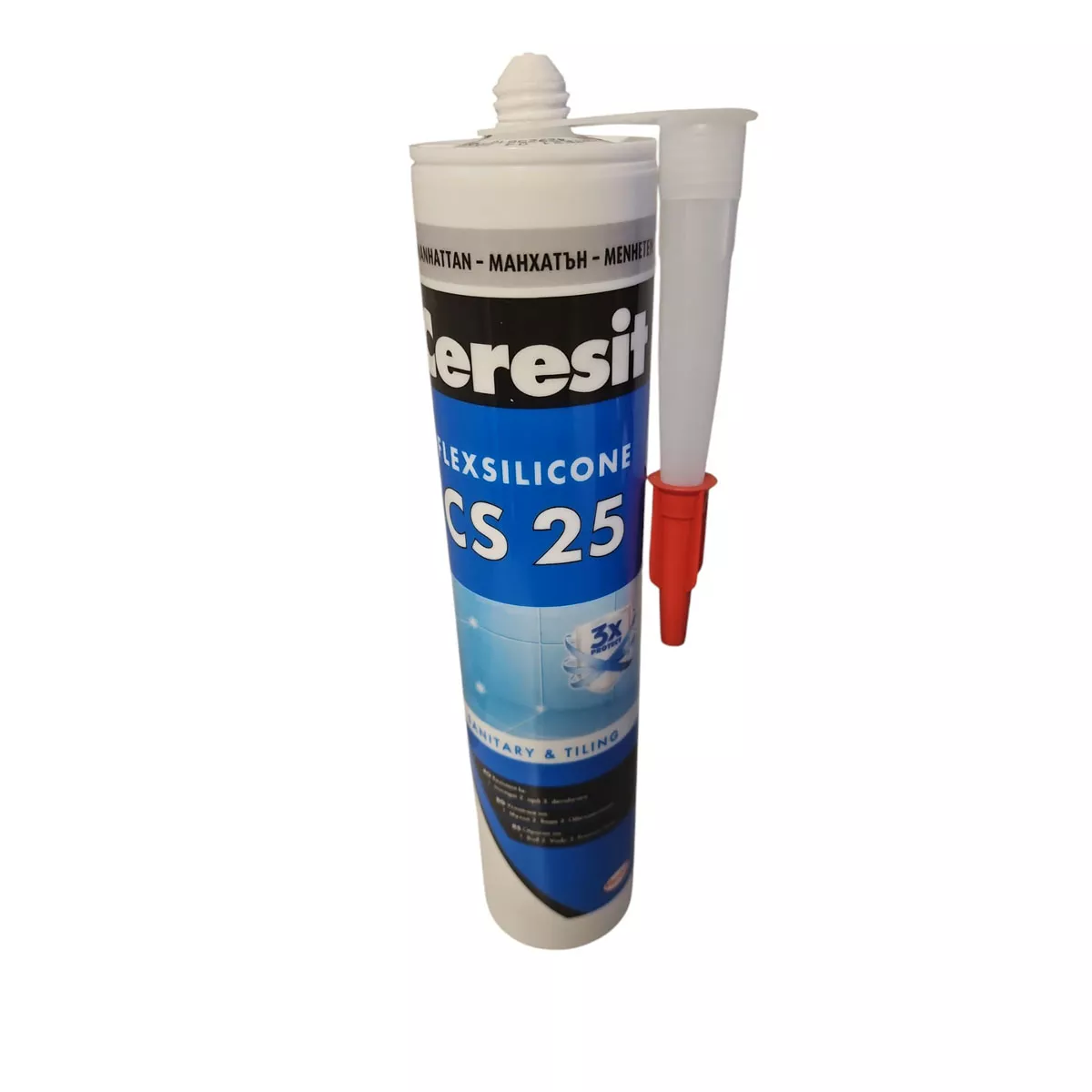 САНИТАРЕН СИЛИКОН CS25 МАНХАТЪН 280МЛ CERESIT