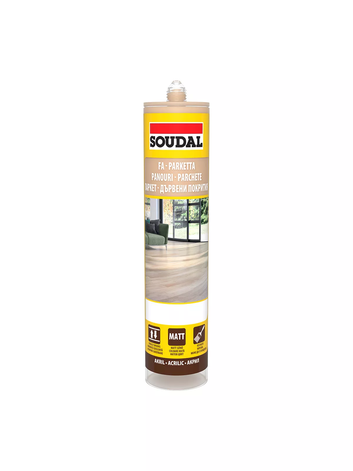 СУДАЛ СИЛИКОН ЗА ПАРКЕТ - ДЪБ,0.300МЛ., МОД. 111261