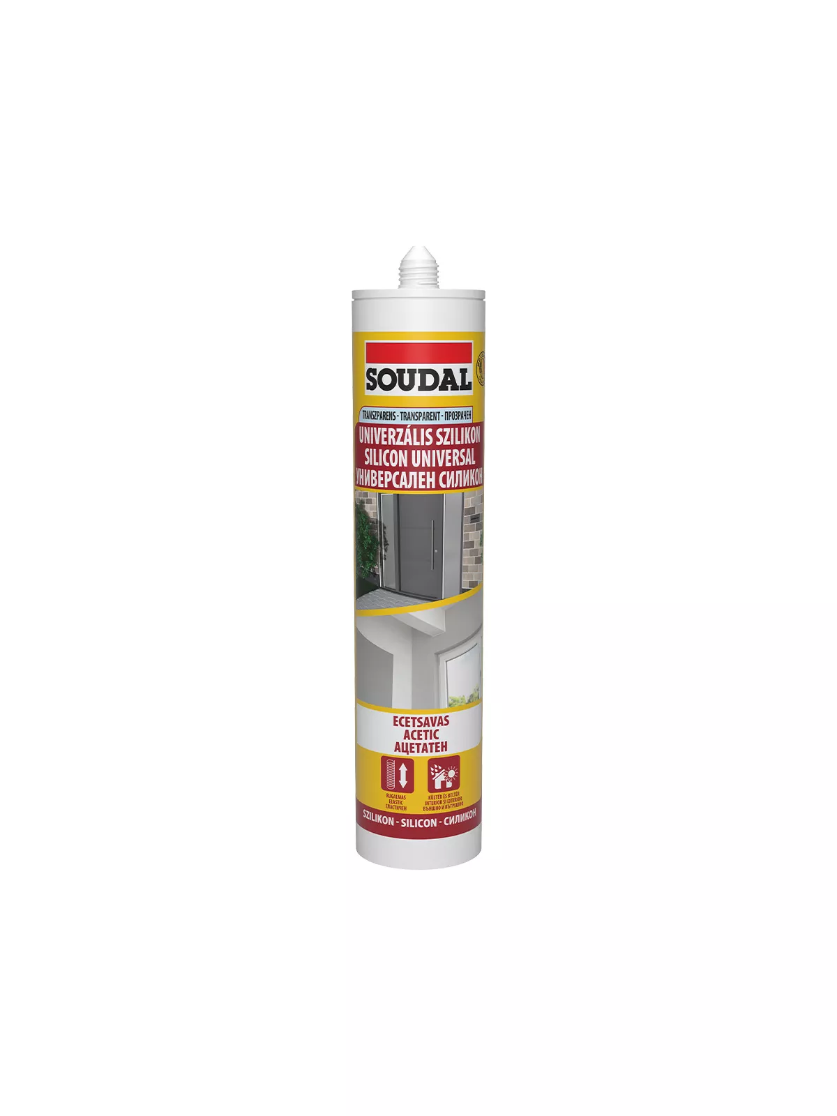 СУДАЛ СИЛИКОН УНИВЕРСАЛЕН- ПРОЗРАЧЕН, ЗА ДОМА И ХОБИ 0.300МЛ./ 103230
