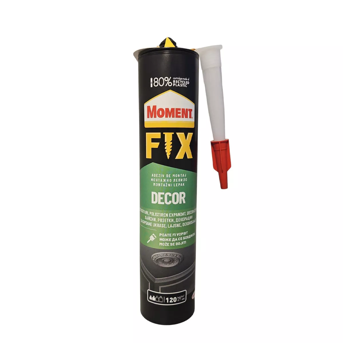 УНИВЕРСАЛНО МОНТАЖНО ЛЕПИЛО MOMENT FIX DECOR 380ГР