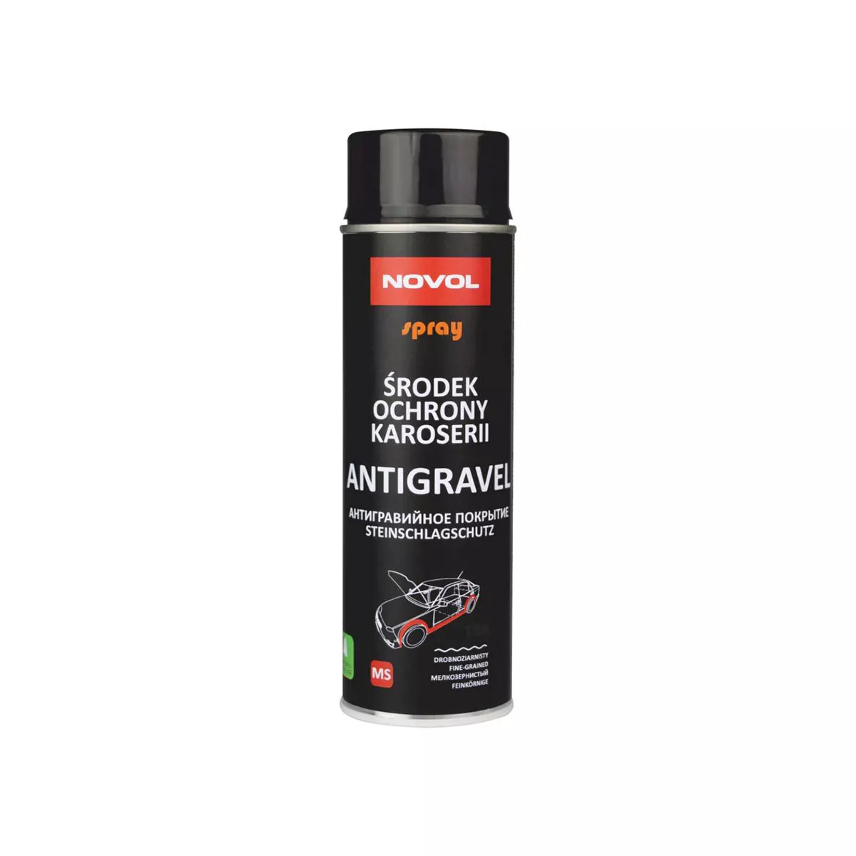 СПРЕЙ ANTIGRAVEL MS 600 ЧЕРНО 500МЛ