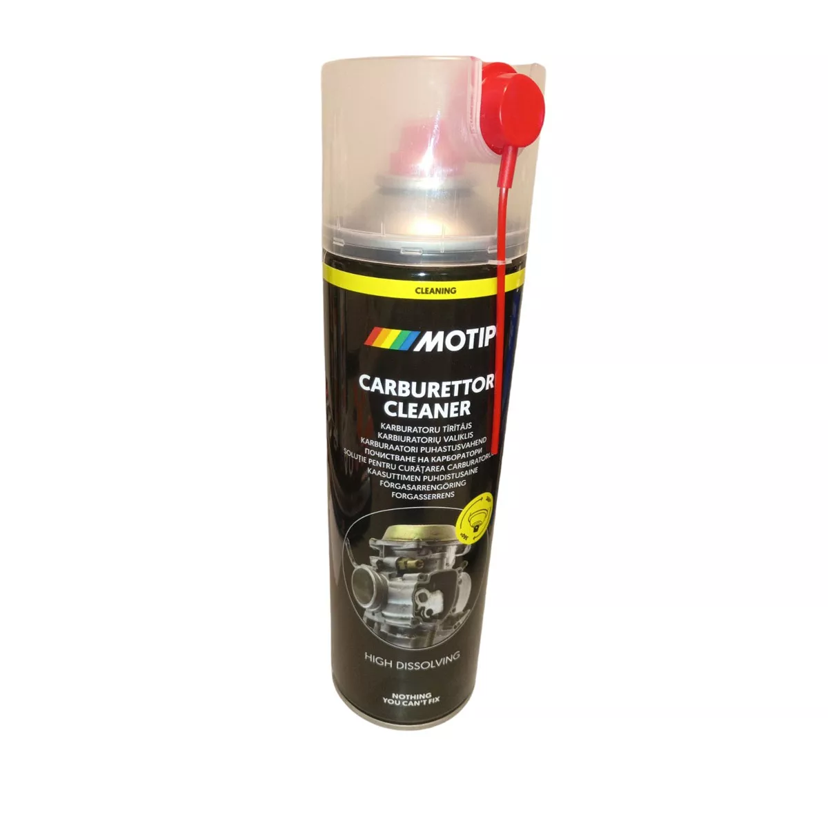 СПРЕЙ ЗА ПОЧИСТВАНЕ НА КАРБУРАТОРИ MOTIP 500МЛ