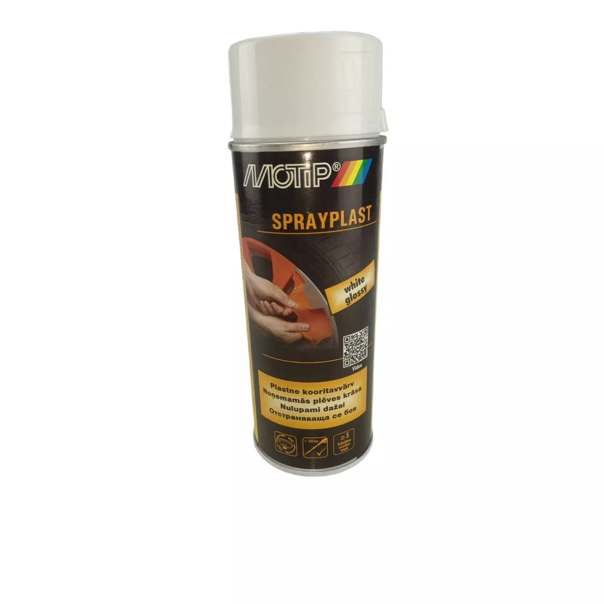 MOTIP SPRAYPLAST БЯЛ ГЛАНЦ 400МЛ  404597