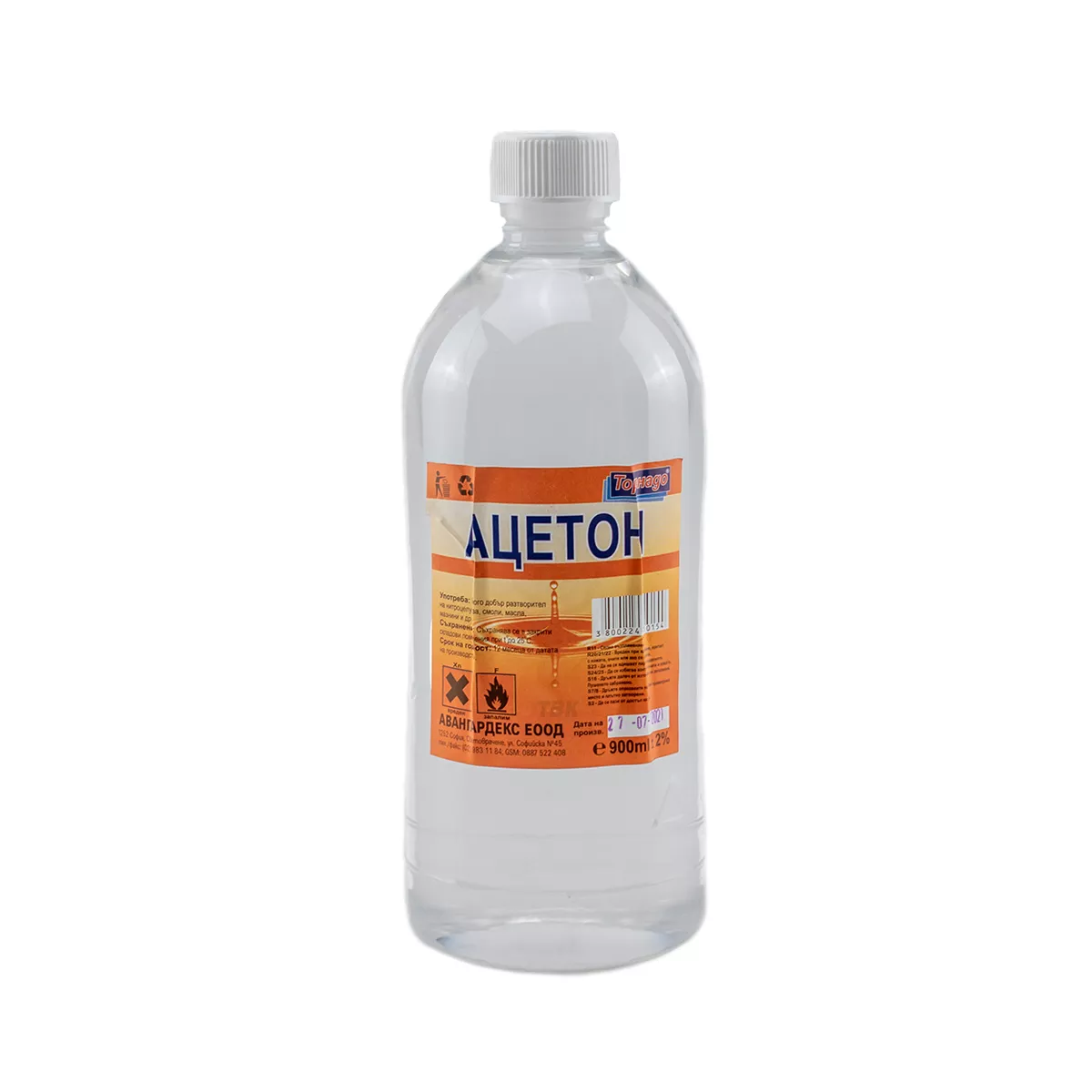 АЦЕТОН 0,9Л ТОРНАДО
