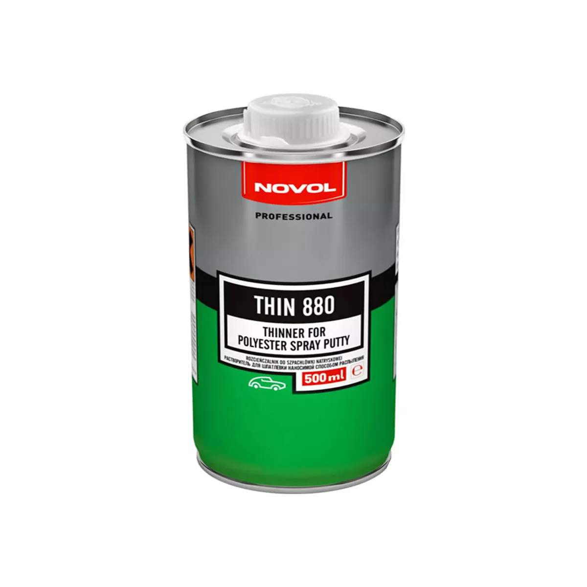 ПОЛИЕСТЕРЕН РАЗРЕДИТЕЛ ЗА ТЕЧЕН КИТ NOVOL THIN 880 500МЛ
