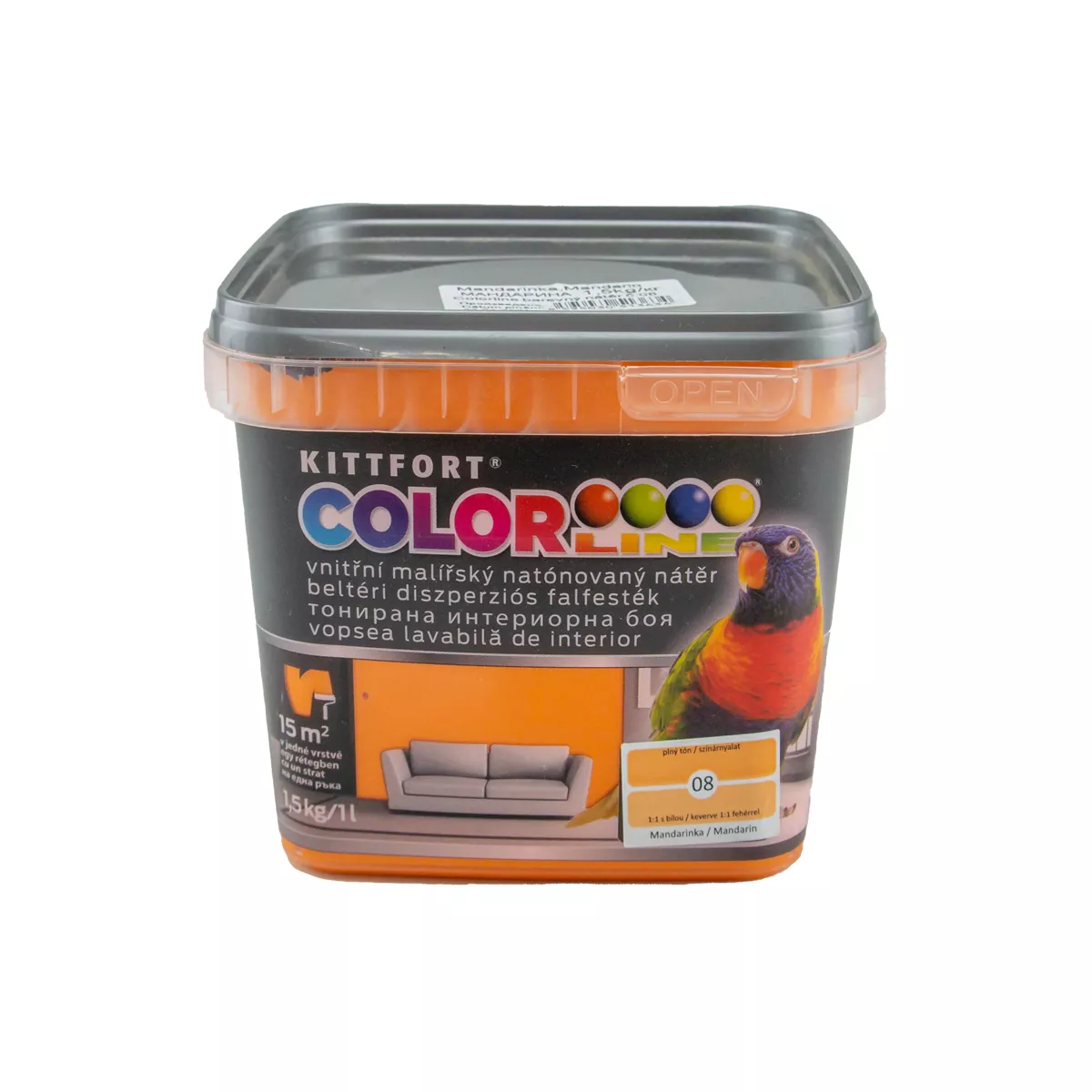 ЛАТЕКС 1,5 08 МАНДАРИНА  KITTFORT