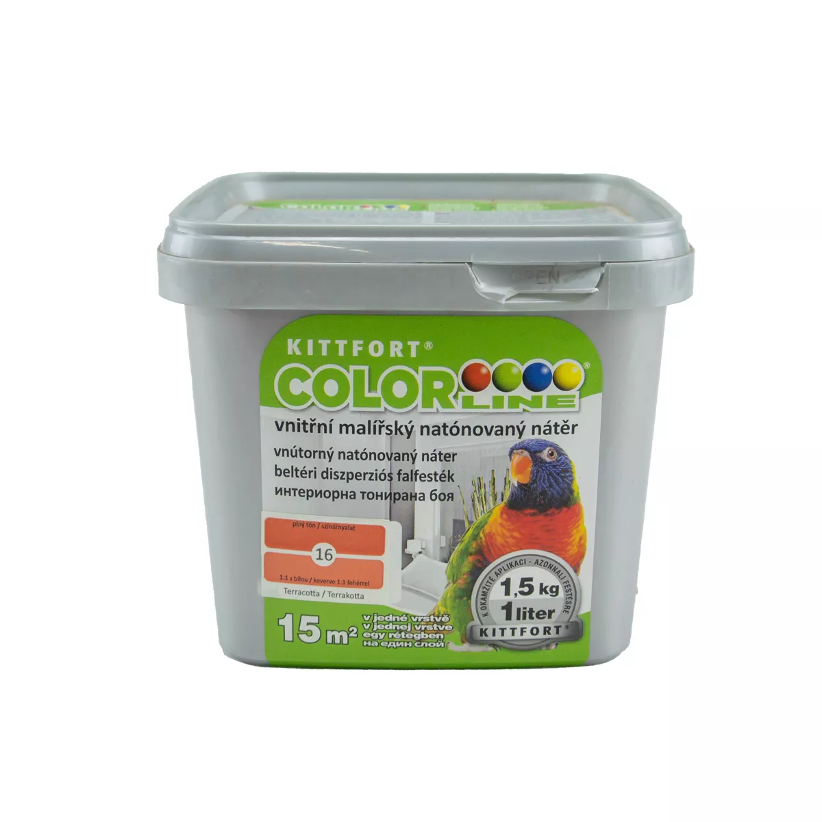 ЛАТЕКС 1,5 16 ТЕРАКОТА  KITTFORT