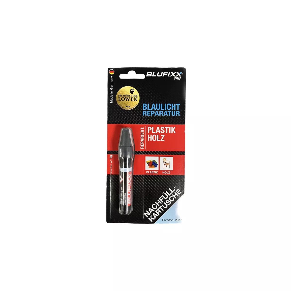 UV-РЕМОНТЕН ГЕЛ ПЪЛНИТЕЛ PW  -ПРОЗРАЧЕН, МОД. DE-10.122.0010