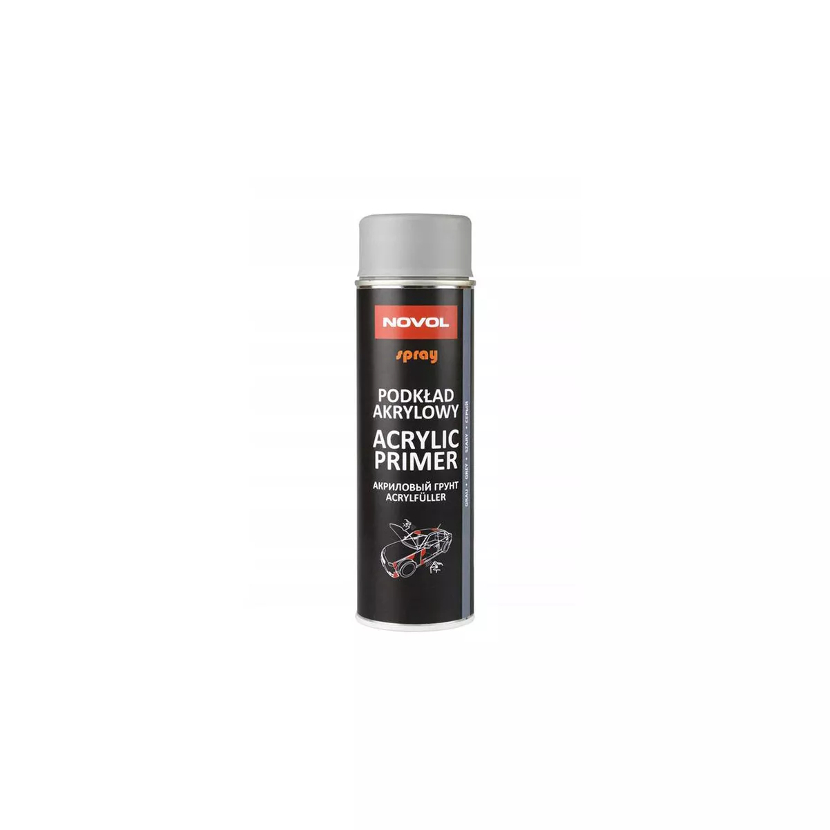НОВОЛ ГРУНД 370 1К СПРЕЙ 0,5МЛ СИВО