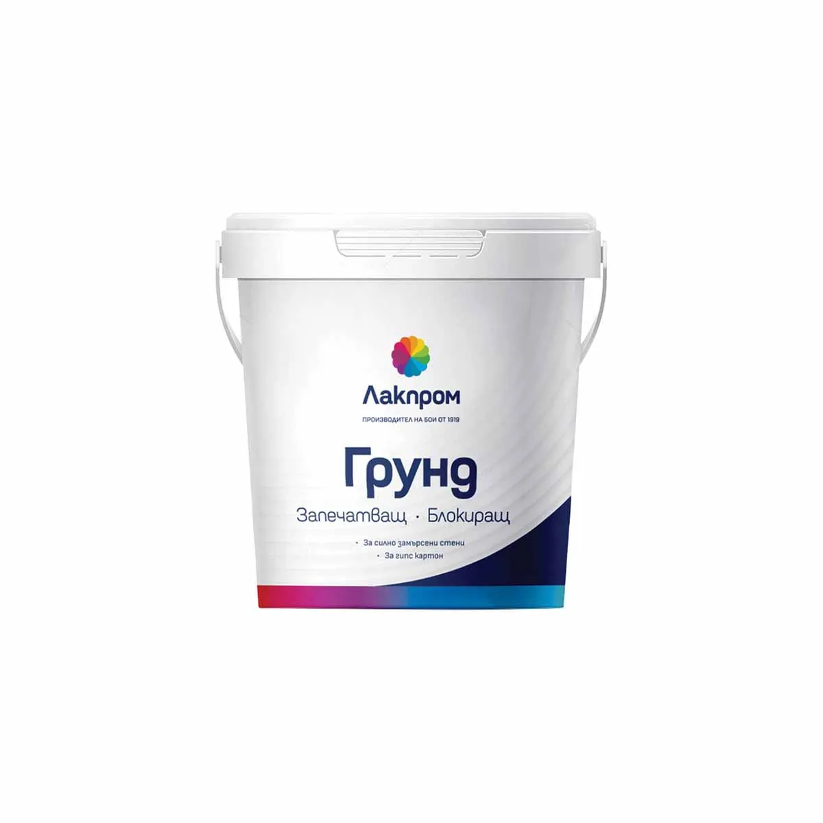БЛОКИРАЩ ГРУНД ЗАПЕЧАТВАЩ - ЛАКПРОМ, БЯЛ / 4.7Л