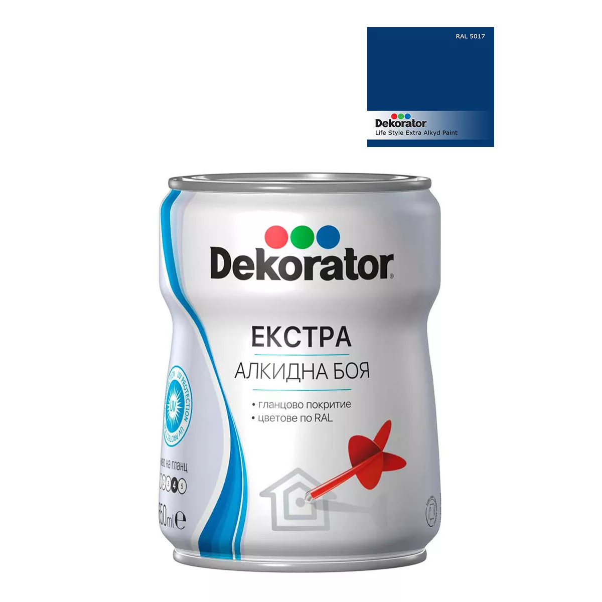 ДЕКОРАТОР ЕКСТРА АЛКИДНА БОЯ RAL 5017