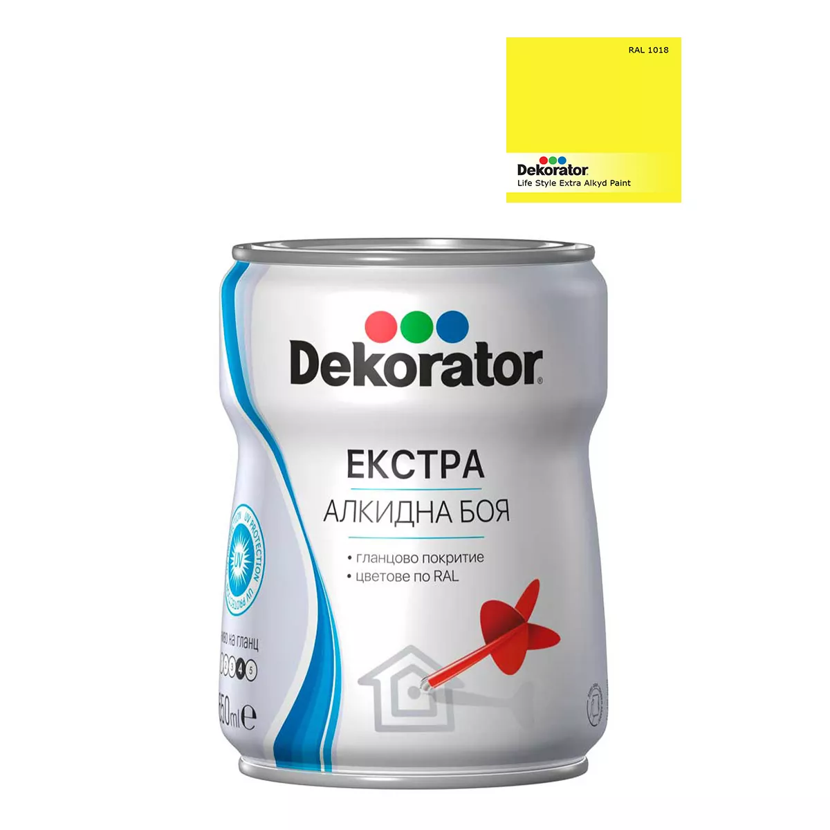 ДЕКОРАТОР ЕКСТРА АЛКИДНА RAL1018