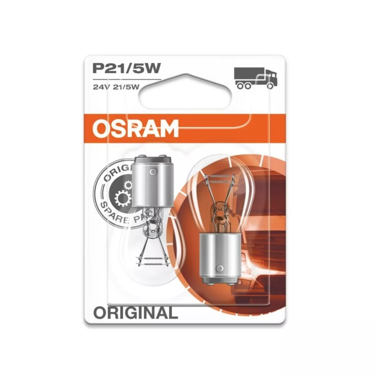 АВТО КРУШКА OSRAM 2БР. P21/5W 7537 24V