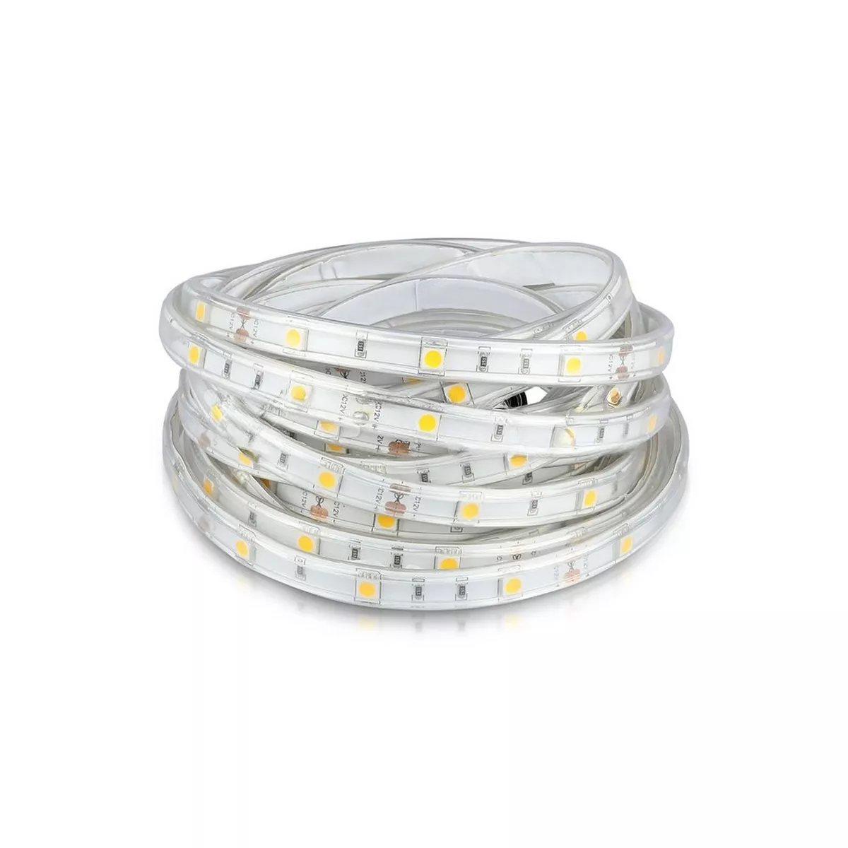 LED ЛЕНТА ТИП 5050-30 ТОПЛО БЯЛА 1М ВЛАГОЗАЩИТЕНА 2130