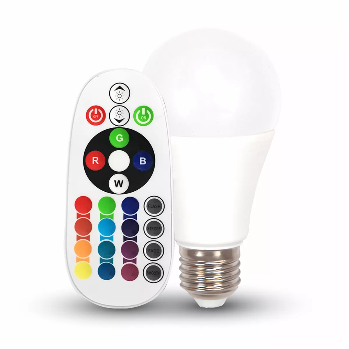 LED КРУШКА 6W А60 Е27 RGB С ДИСТАНЦ.4000К 7325  2022