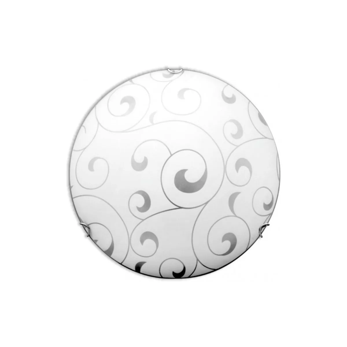 ПЛАФОН ЕЛИЗ Ф40 БЯЛО+ПРОЗРАЧНО/ 3240