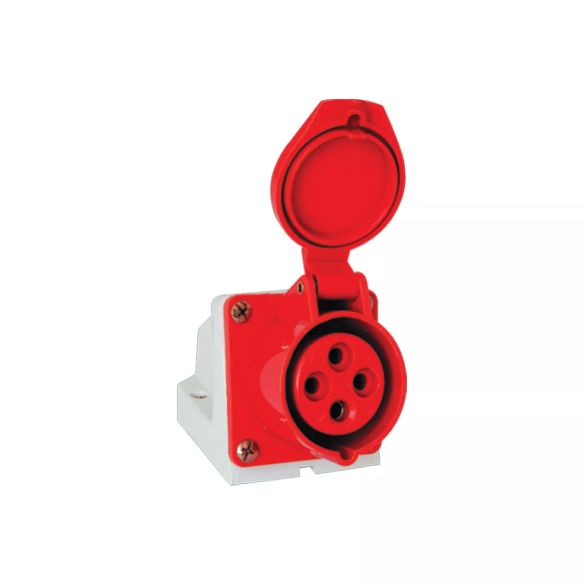 НЕПОДВИЖЕН КОНТАКТ HT-124 32A IP44 3P+E 400V ELMARK 37124