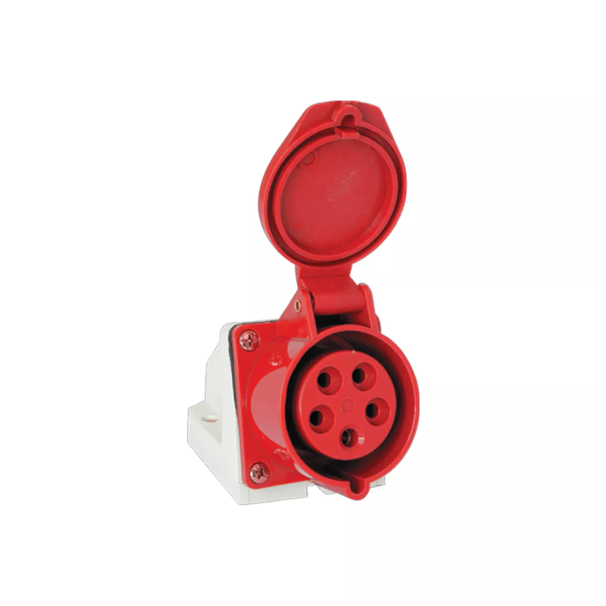 НЕПОДВИЖЕН КОНТАКТ HT-125 32A IP44 3P+N+E 400V ELMARK 37125