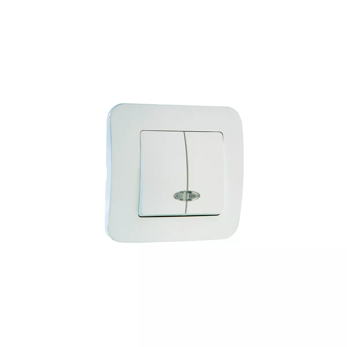 ДВОЕН КЛЮЧ СВЕТЕЩ БЯЛ MAKEL LILLIUM NATURAL 55023