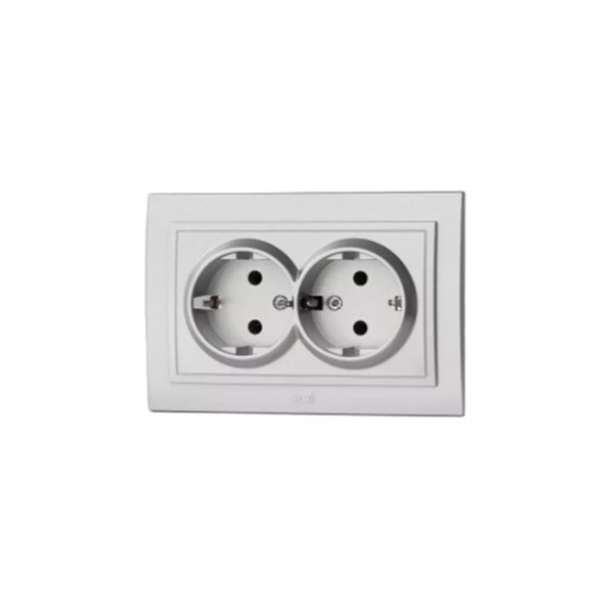 ДВОЕН КОНТАКТ СИВ ШУКО ZENA ELBI 500-011000-907