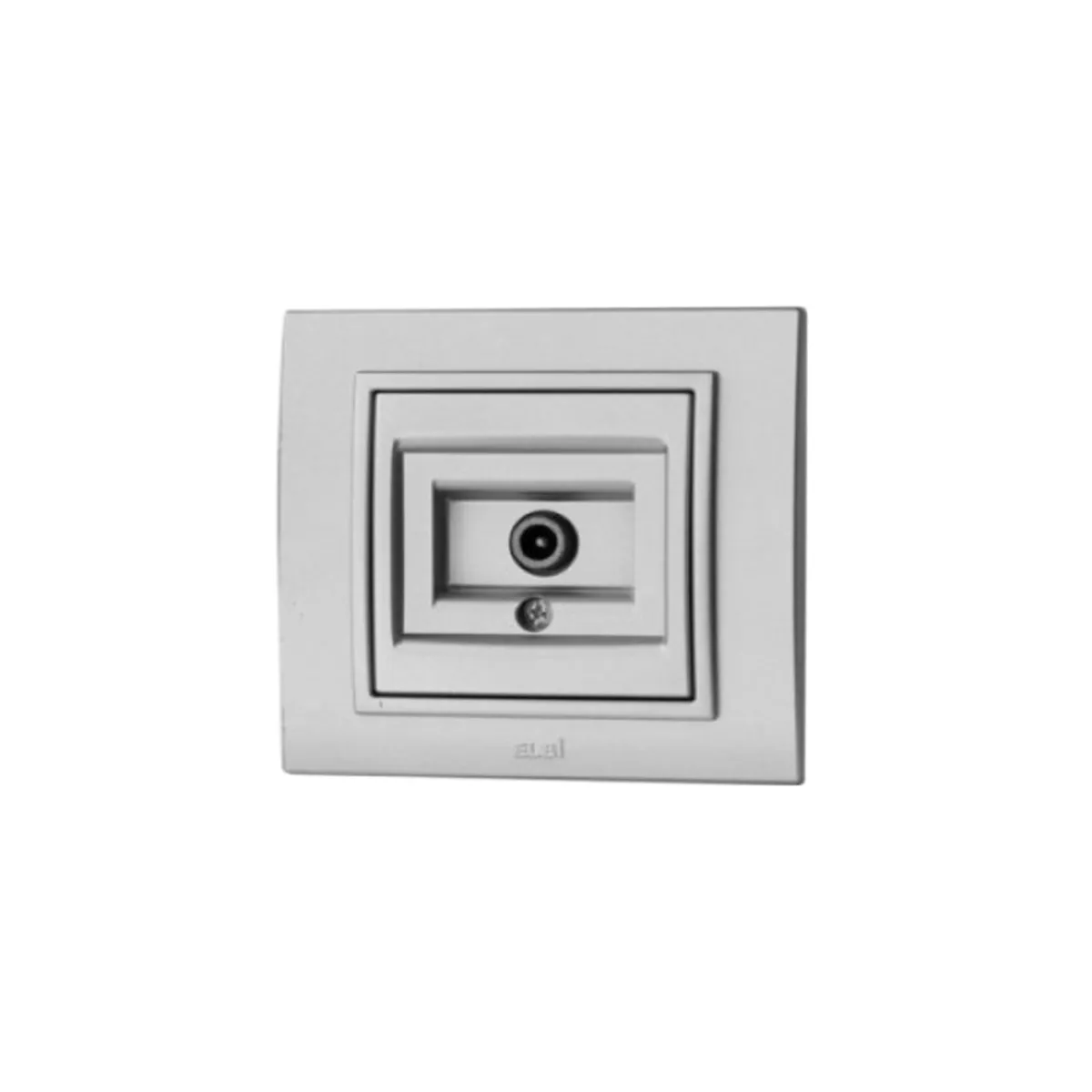 РОЗЕТКА TV СИВА ZENA ELBI 500-011000-272