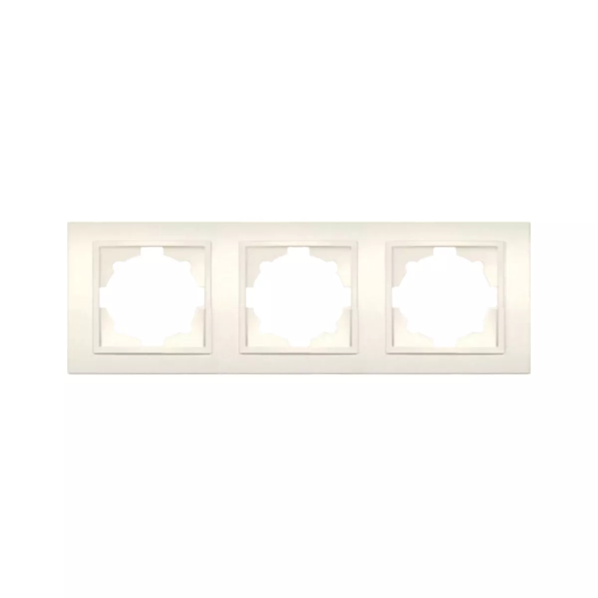 ТРОЙНА РАМКА КРЕМ ZENA ELBI 500-010300-227