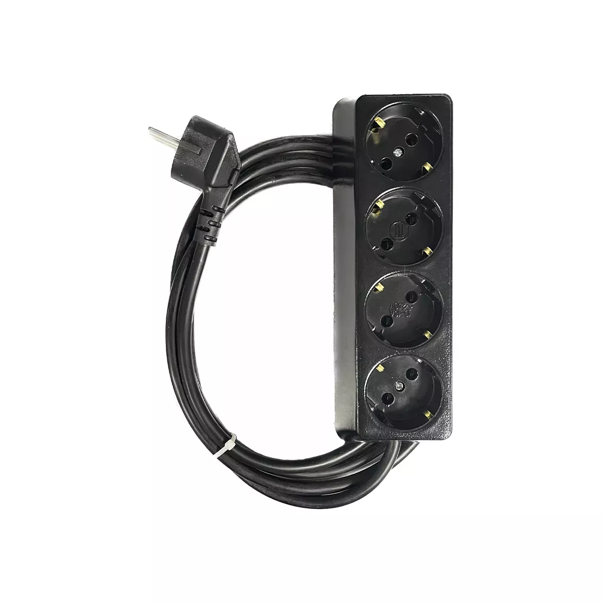 РАЗКЛОНИТЕЛ ЧЕТИРИ ГНЕЗДА ЧЕРЕН 3*1,5 3М 070319