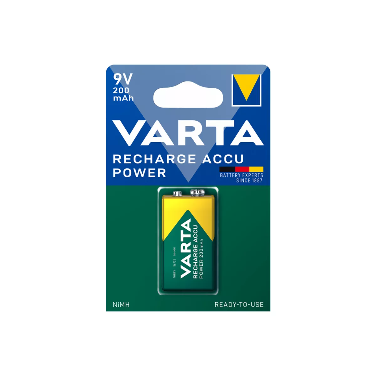 БАТЕРИЯ VARTA 9V ACCU 200