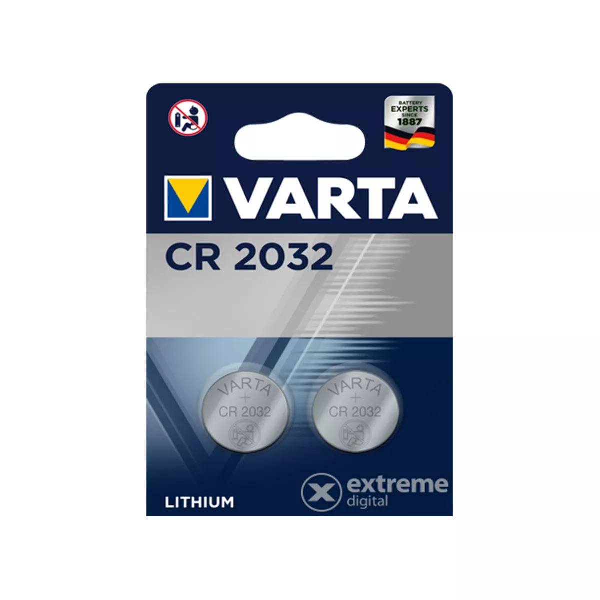 ЛИТИЕВИ БАТЕРИИ 2БР CR 2032 VARTA